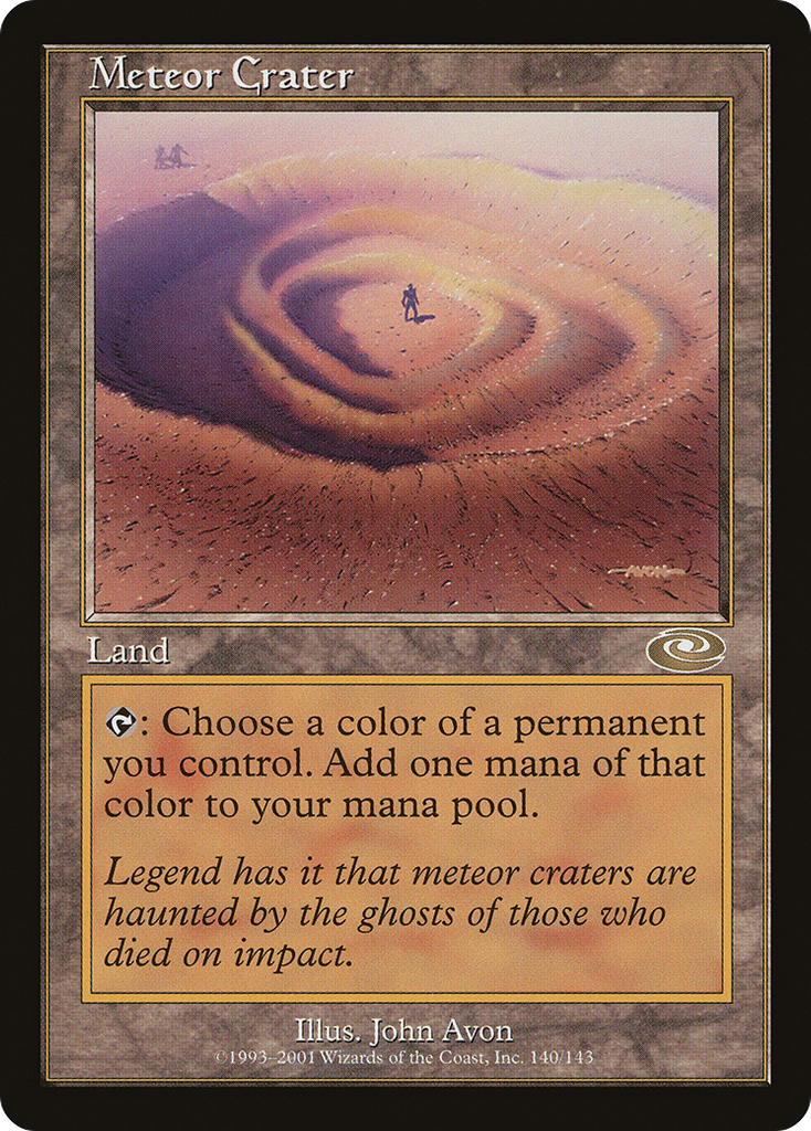 Magic: The Gathering - Meteor Crater - Planeshift