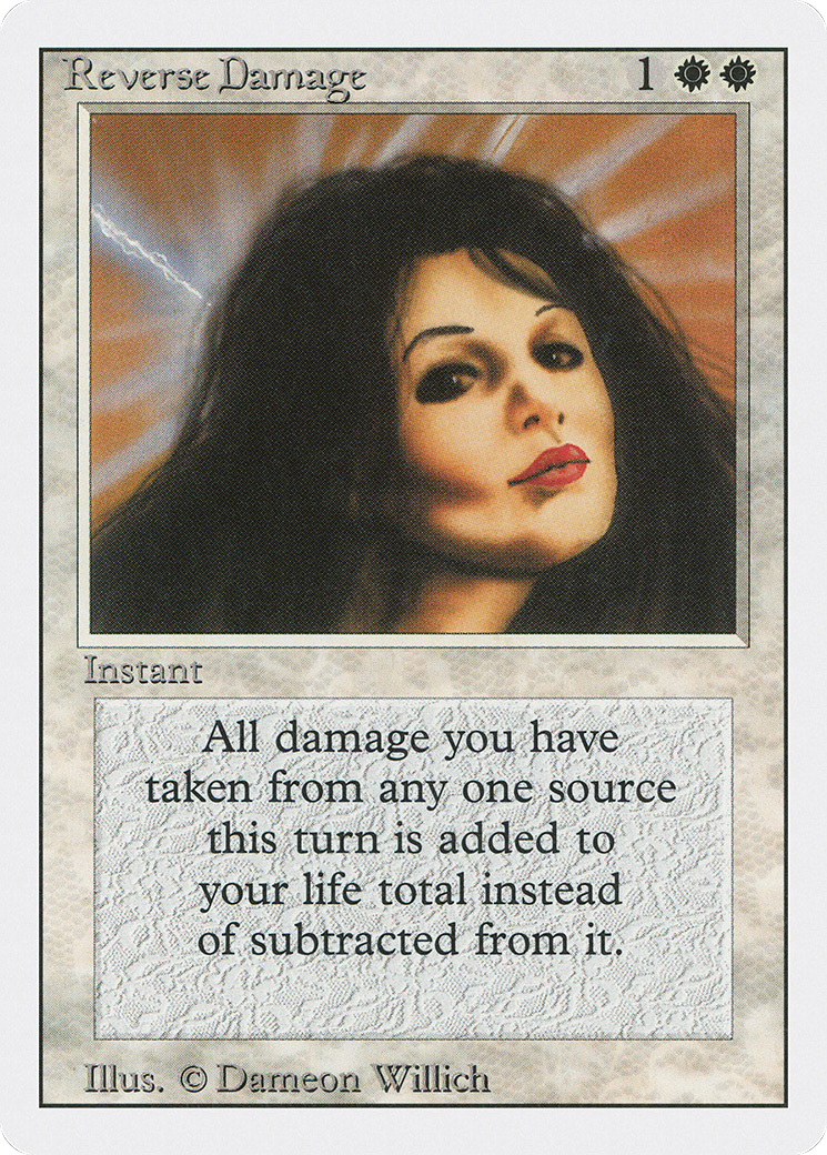 Magic: The Gathering - Reverse Damage - Revised Edition