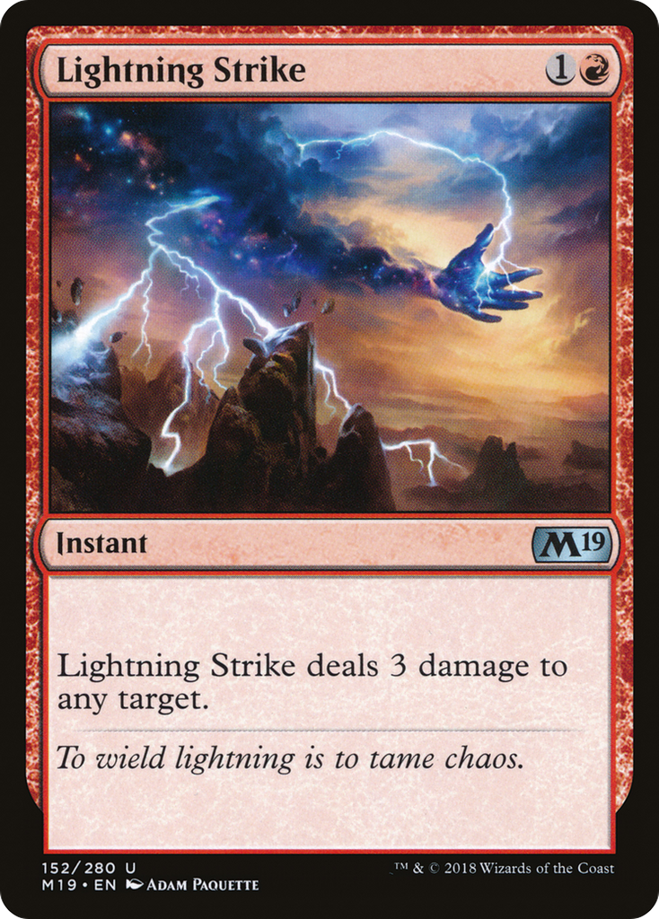 Magic: The Gathering - Lightning Strike - Core Set 2019