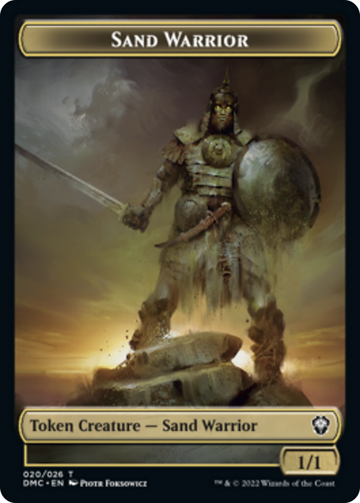 Magic: The Gathering - Sand Warrior Token - Dominaria United Tokens