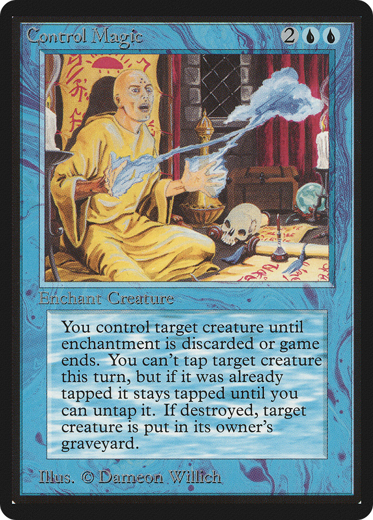 Magic: The Gathering - Control Magic - Limited Edition Beta