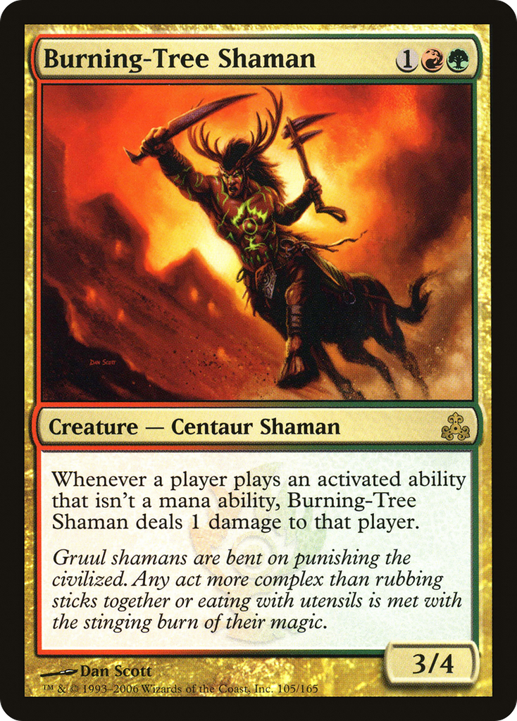 Magic: The Gathering - Burning-Tree Shaman - Guildpact