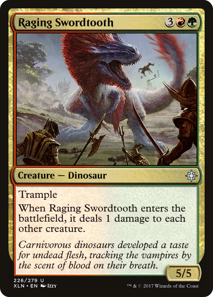 Magic: The Gathering - Raging Swordtooth - Ixalan