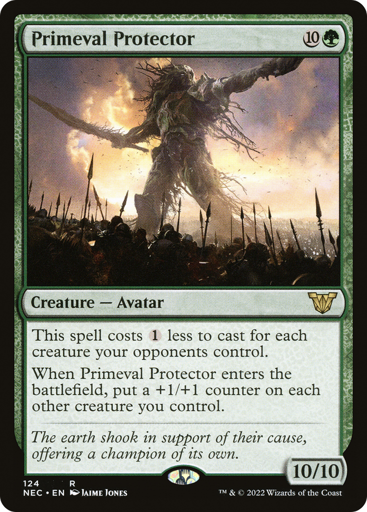 Magic: The Gathering - Primeval Protector - Neon Dynasty Commander