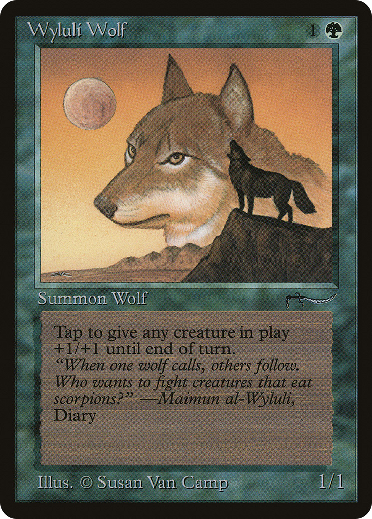 Magic: The Gathering - Wyluli Wolf - Arabian Nights