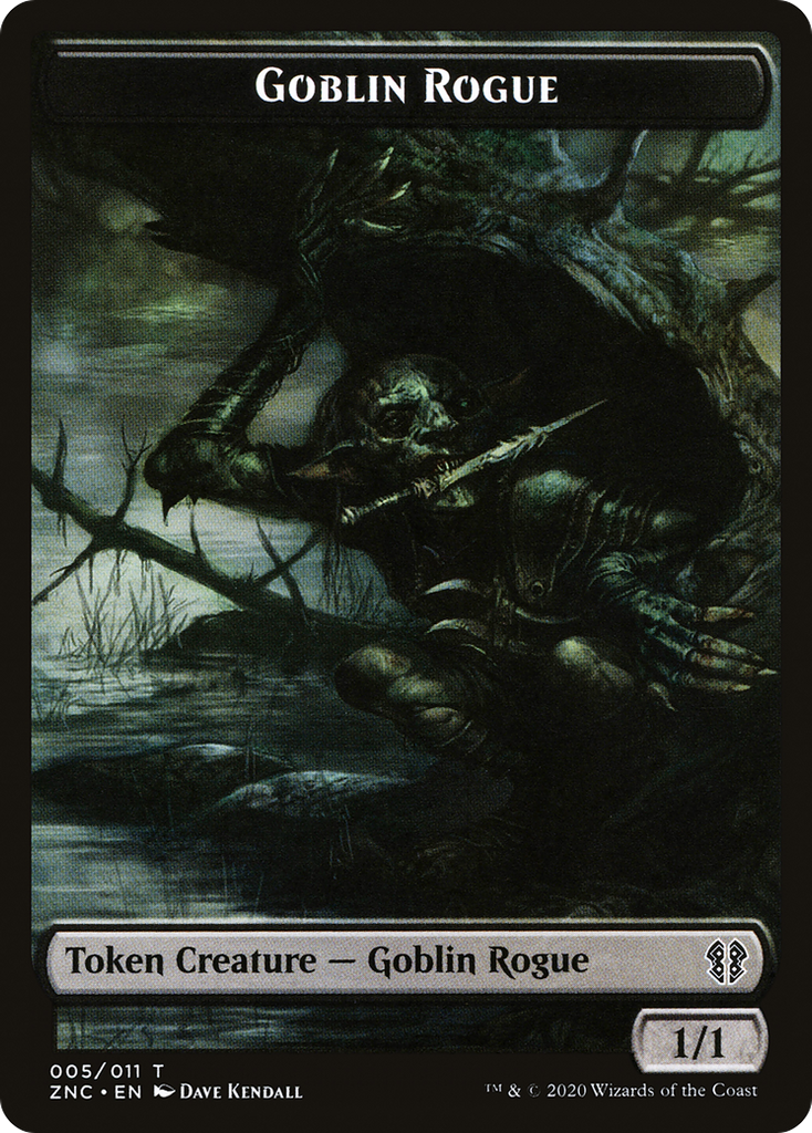Magic: The Gathering - Goblin Rogue Token - Zendikar Rising Commander Tokens