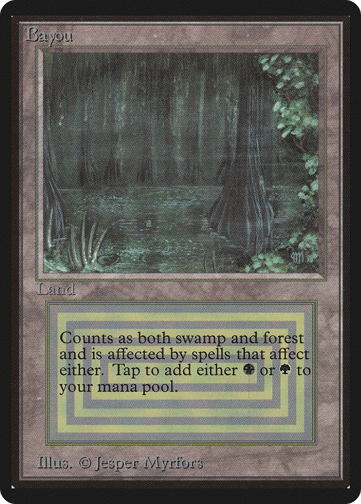 Magic: The Gathering - Bayou - Limited Edition Beta