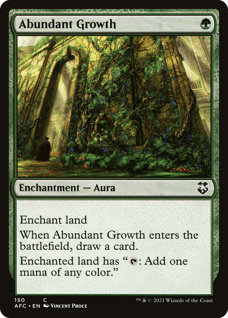Magic: The Gathering - Abundant Growth - Forgotten Realms Commander