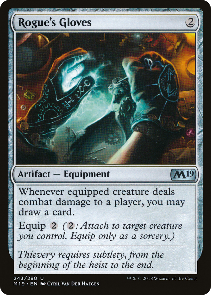 Magic: The Gathering - Rogue's Gloves - Core Set 2019