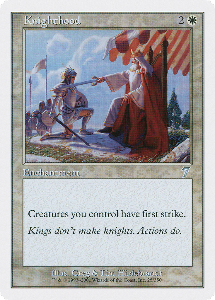 Magic: The Gathering - Knighthood - Seventh Edition