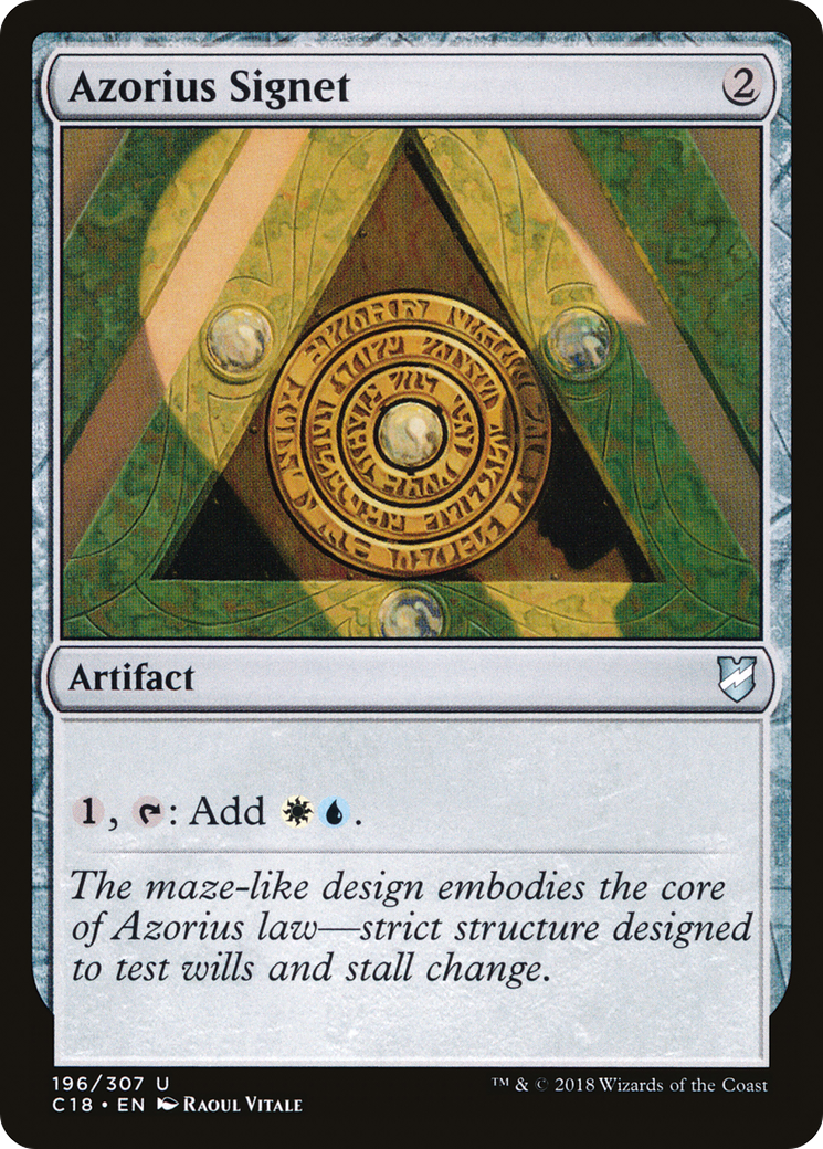 Magic: The Gathering - Azorius Signet - Commander 2018
