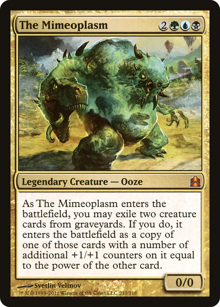 Magic: The Gathering - The Mimeoplasm - Commander 2011
