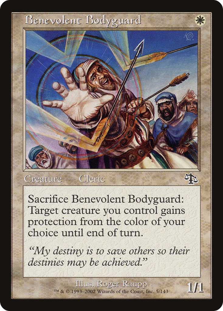 Magic: The Gathering - Benevolent Bodyguard - Judgment