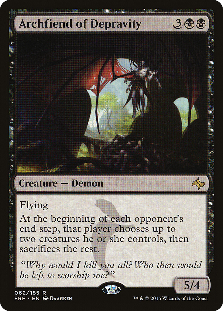 Magic: The Gathering - Archfiend of Depravity - Fate Reforged