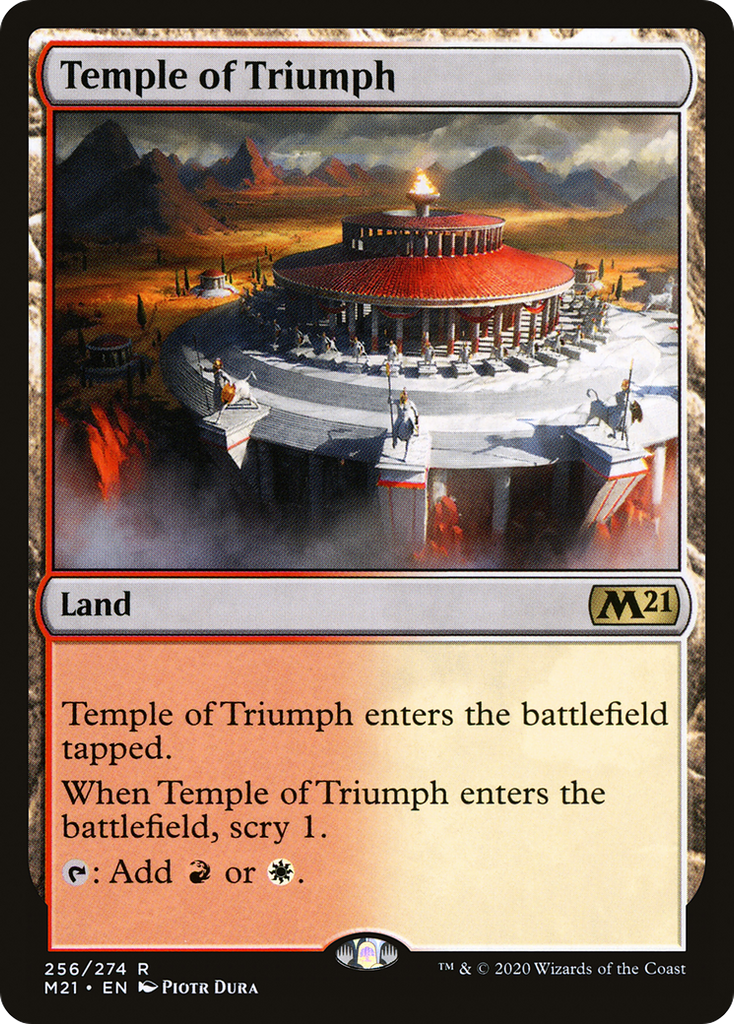 Magic: The Gathering - Temple of Triumph - Core Set 2021