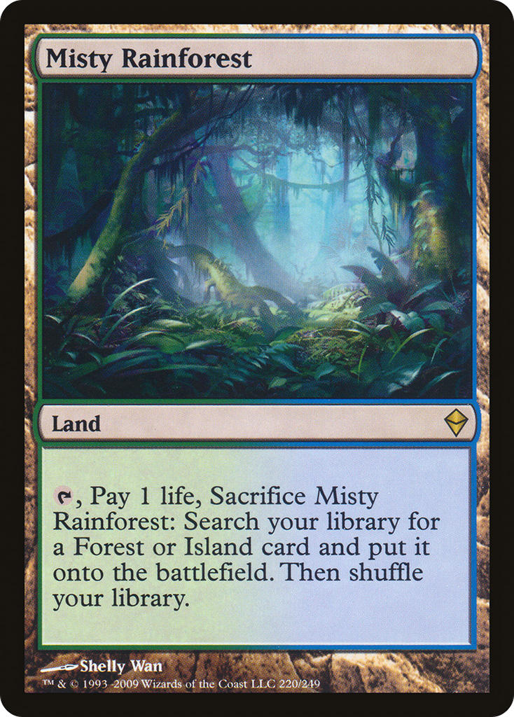 Magic: The Gathering - Misty Rainforest - Zendikar