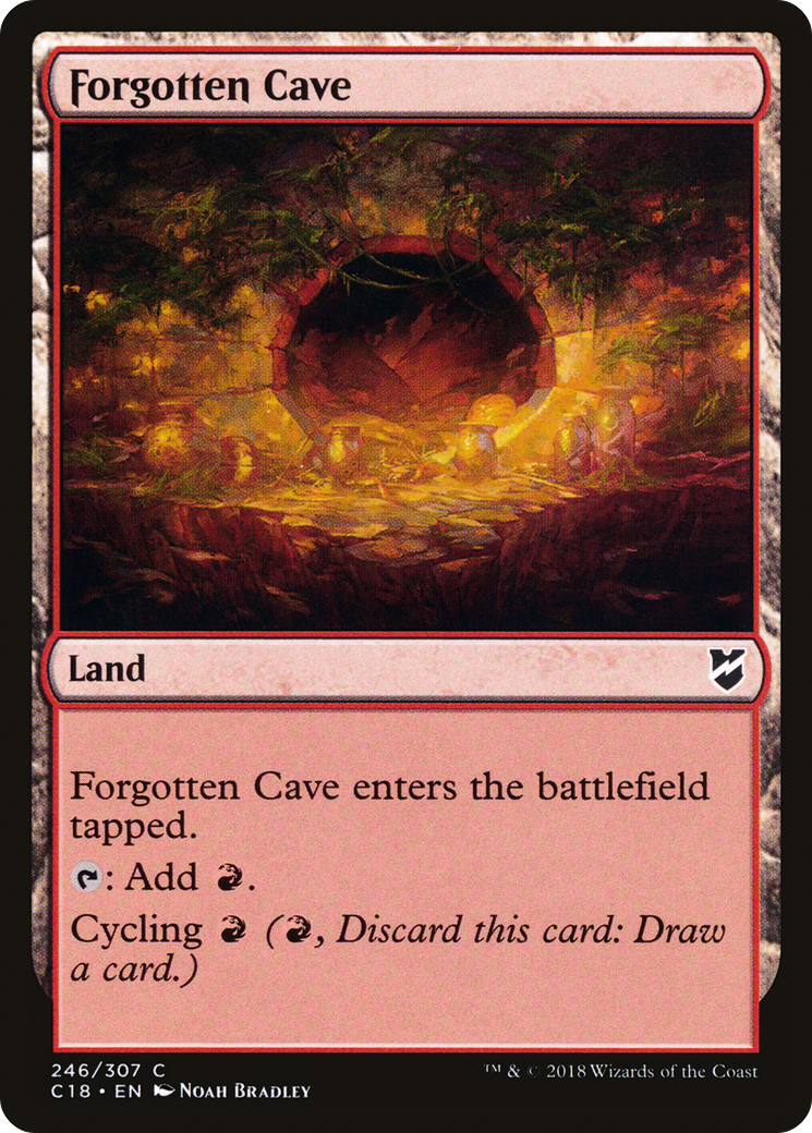 Magic: The Gathering - Forgotten Cave - Commander 2018