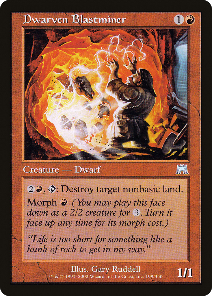 Magic: The Gathering - Dwarven Blastminer - Onslaught