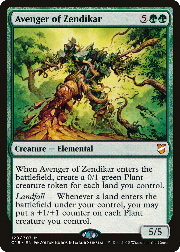 Magic: The Gathering - Avenger of Zendikar - Commander 2018