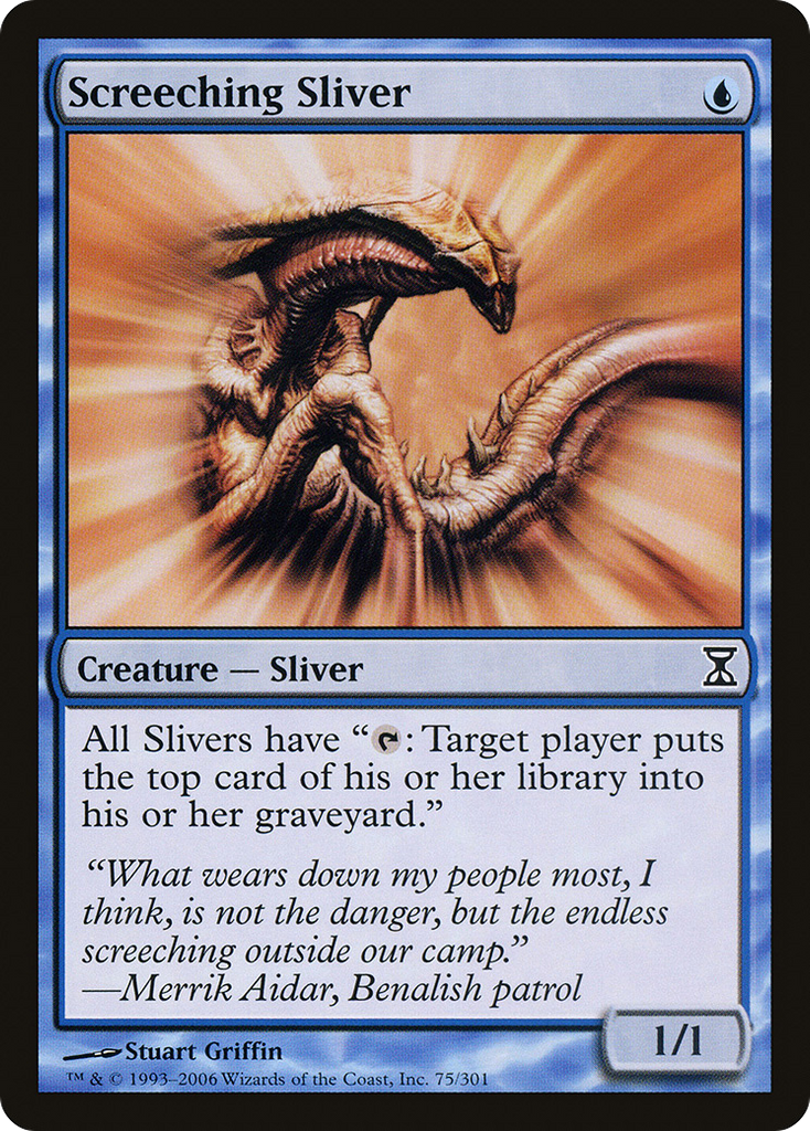 Magic: The Gathering - Screeching Sliver - Time Spiral