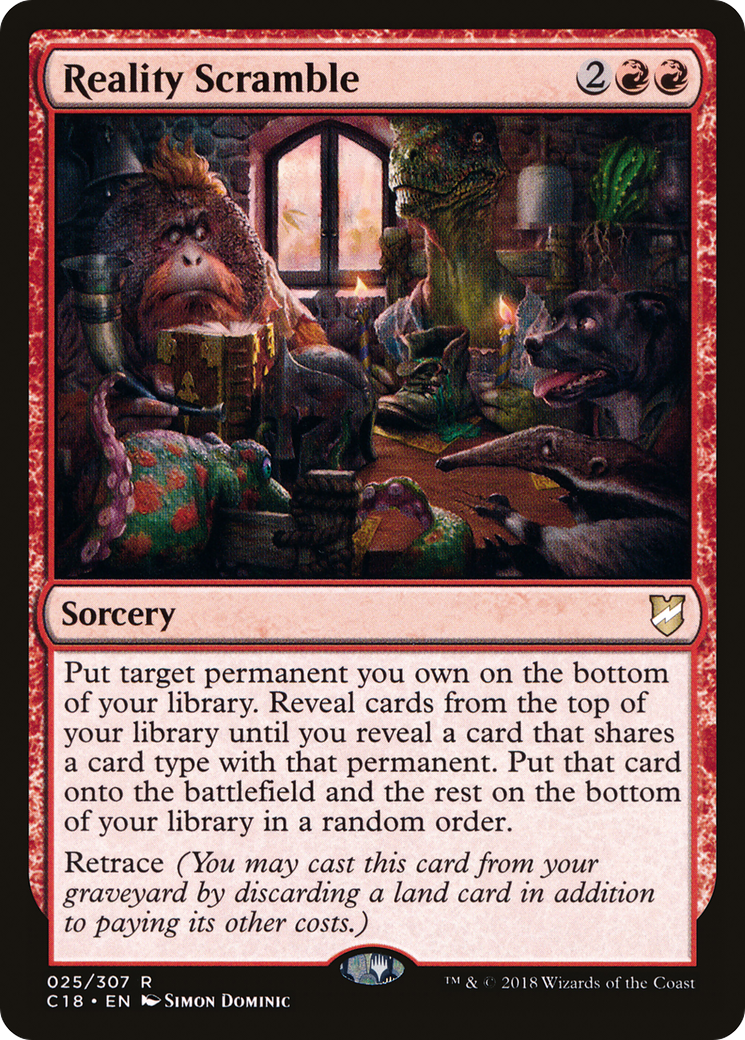 Magic: The Gathering - Reality Scramble - Commander 2018