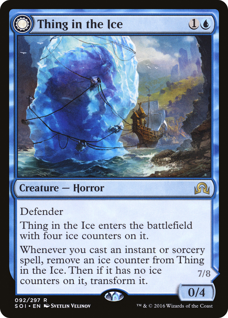 Magic: The Gathering - Thing in the Ice // Awoken Horror - Shadows over Innistrad