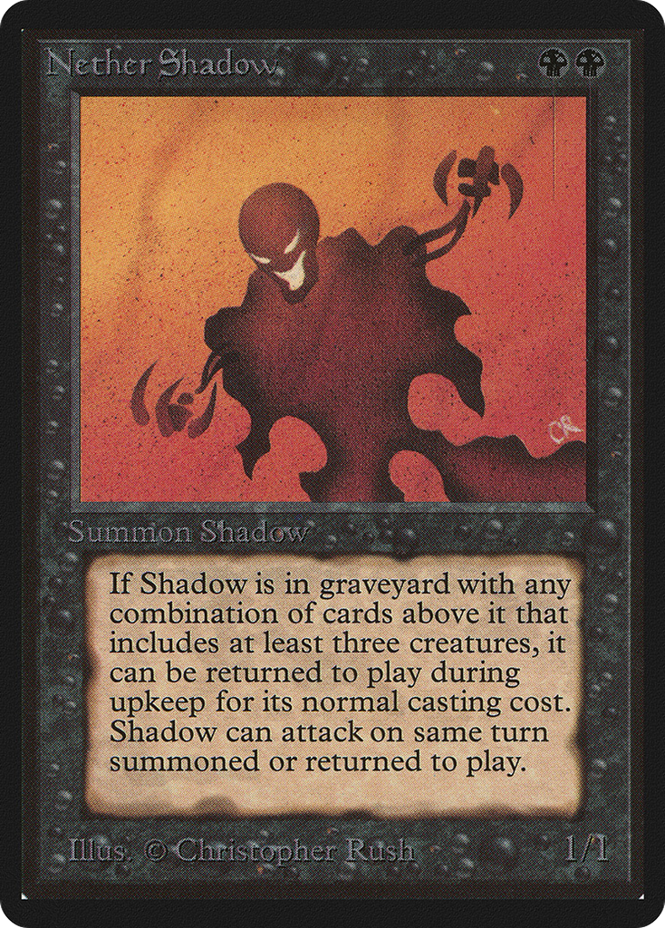 Magic: The Gathering - Nether Shadow - Limited Edition Beta