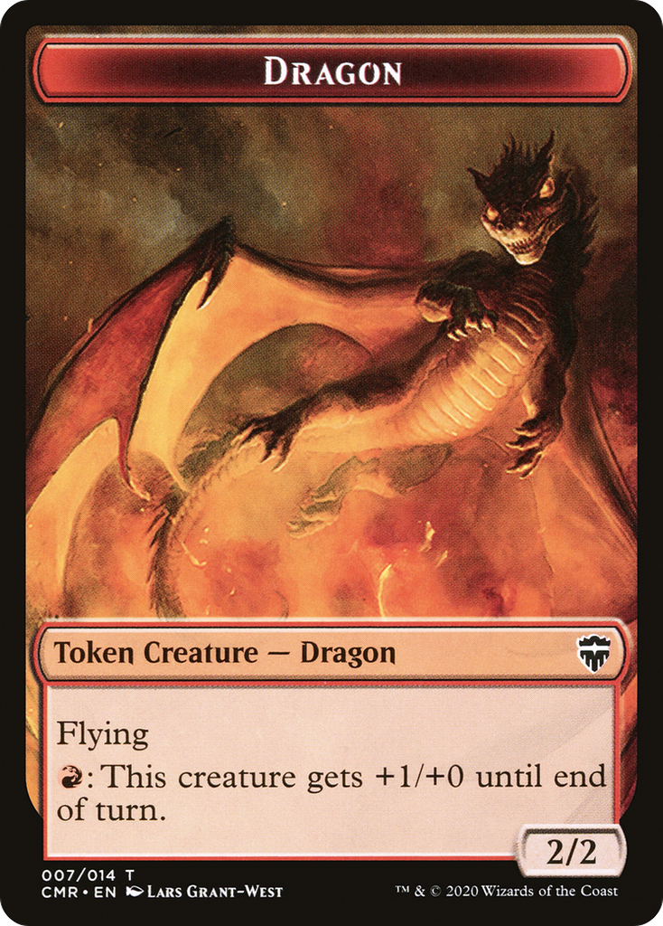 Magic: The Gathering - Dragon Token - Commander Legends Tokens
