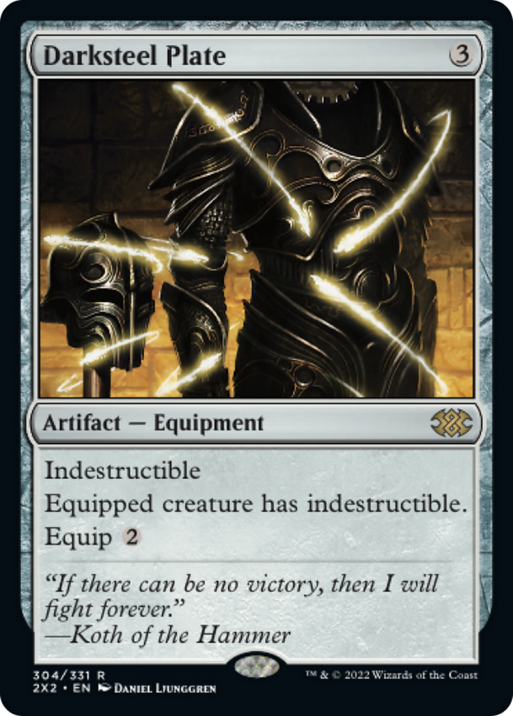 Magic: The Gathering - Darksteel Plate - Double Masters 2022