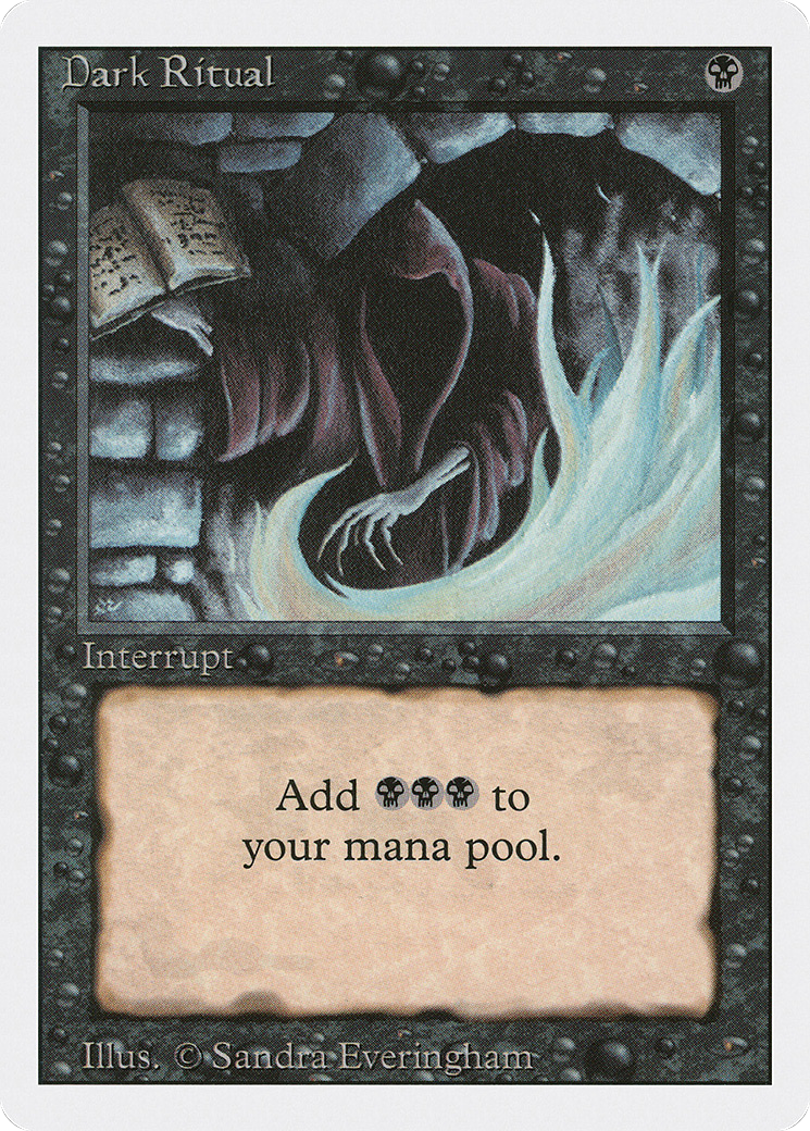 Magic: The Gathering - Dark Ritual - Revised Edition