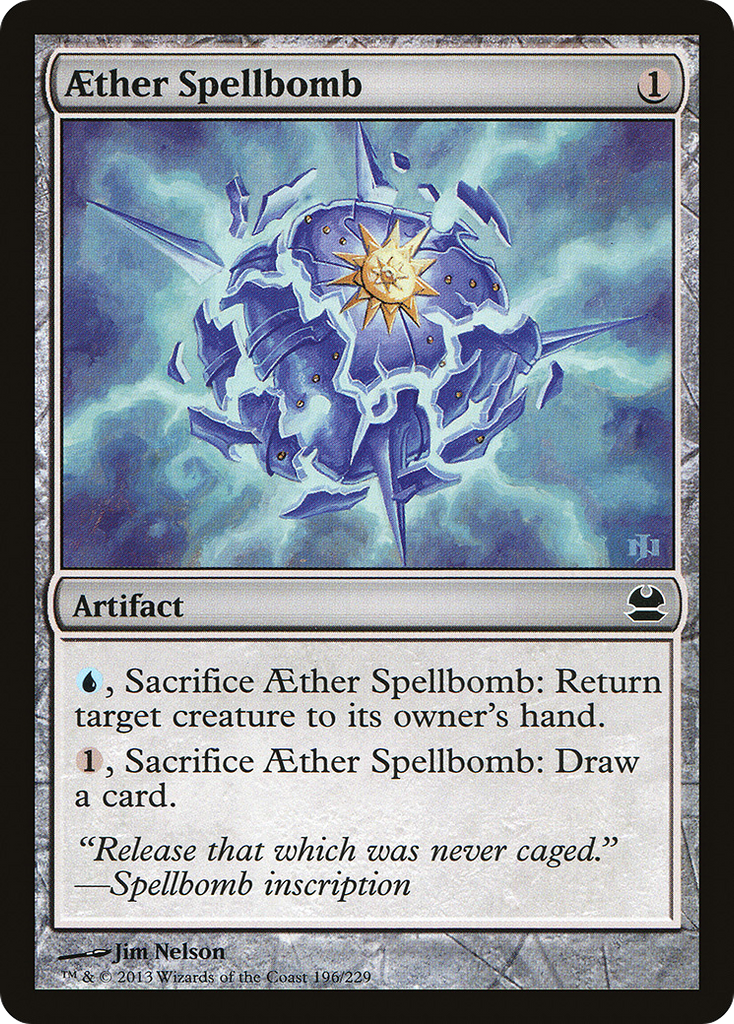 Magic: The Gathering - Aether Spellbomb - Modern Masters