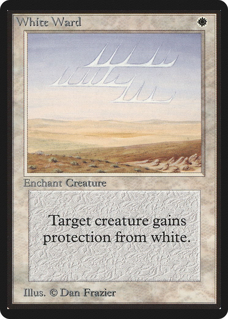 Magic: The Gathering - White Ward - Limited Edition Beta