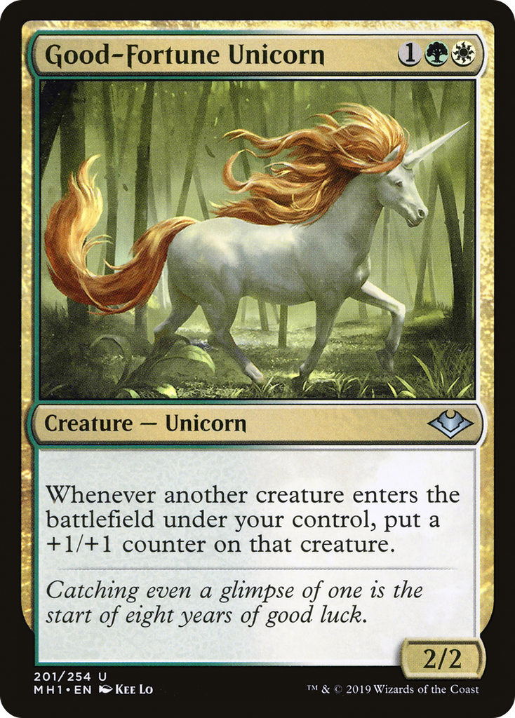 Magic: The Gathering - Good-Fortune Unicorn - Modern Horizons