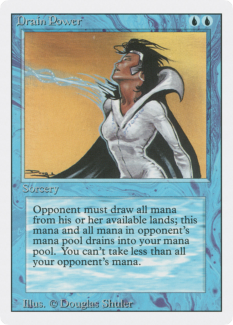 Magic: The Gathering - Drain Power - Revised Edition