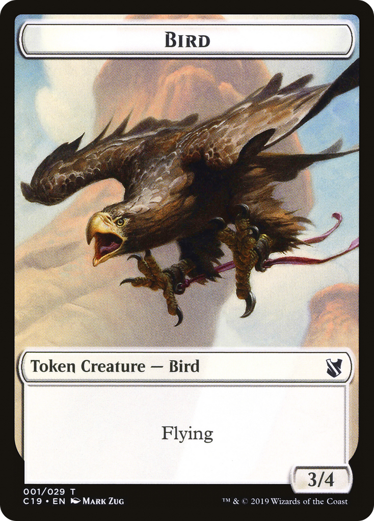 Magic: The Gathering - Bird Token - Commander 2019 Tokens