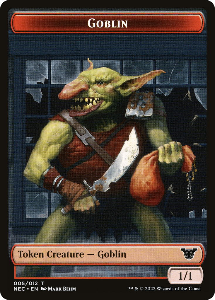 Magic: The Gathering - Goblin Token - Neon Dynasty Commander Tokens