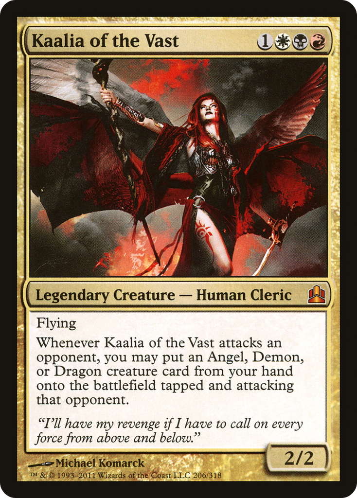 Magic: The Gathering - Kaalia of the Vast - Commander 2011