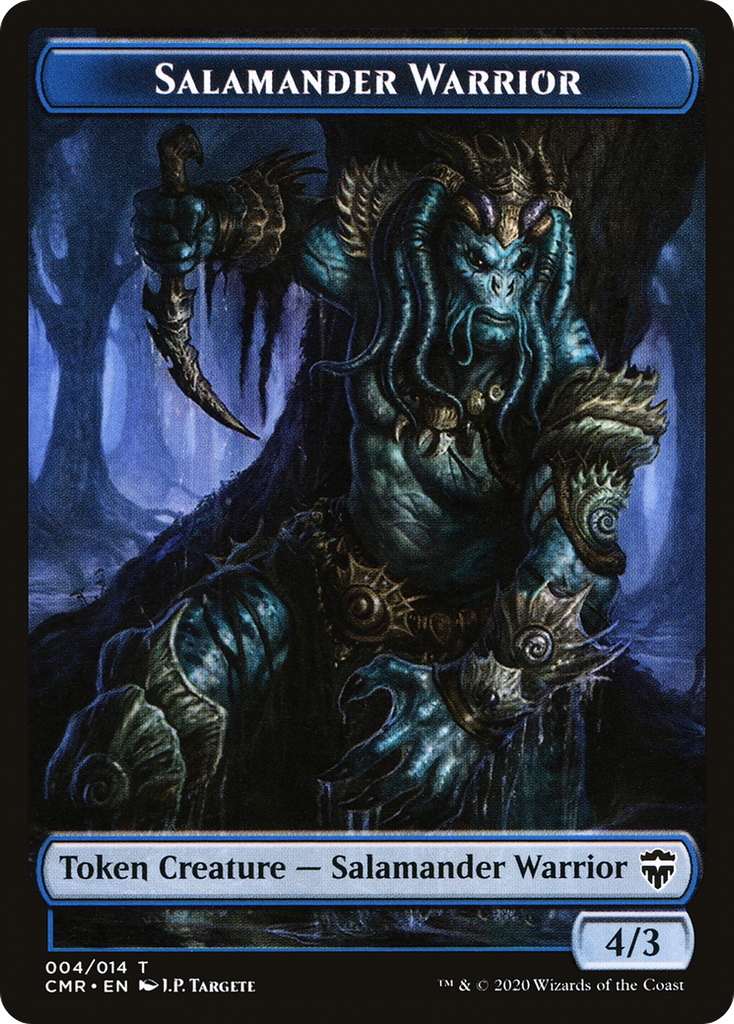Magic: The Gathering - Salamander Warrior Token - Commander Legends Tokens