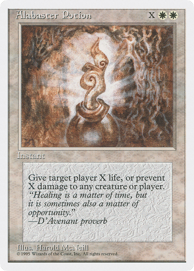 Magic: The Gathering - Alabaster Potion - Fourth Edition