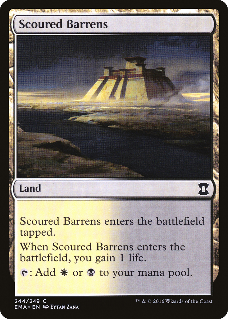 Magic: The Gathering - Scoured Barrens - Eternal Masters