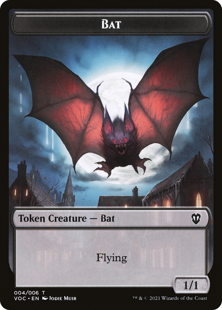 Magic: The Gathering - Bat Token - Crimson Vow Commander Tokens