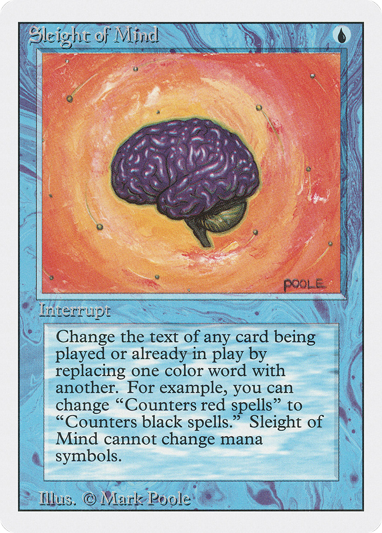 Magic: The Gathering - Sleight of Mind - Revised Edition