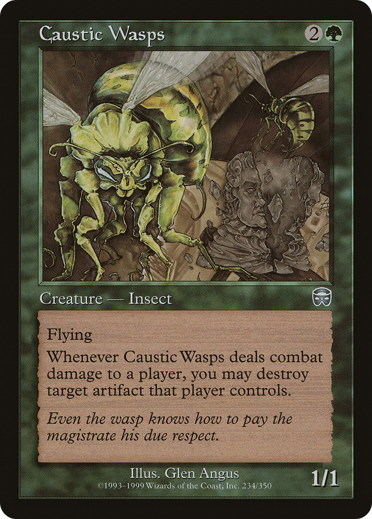 Magic: The Gathering - Caustic Wasps - Mercadian Masques