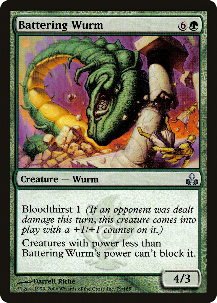 Magic: The Gathering - Battering Wurm - Guildpact