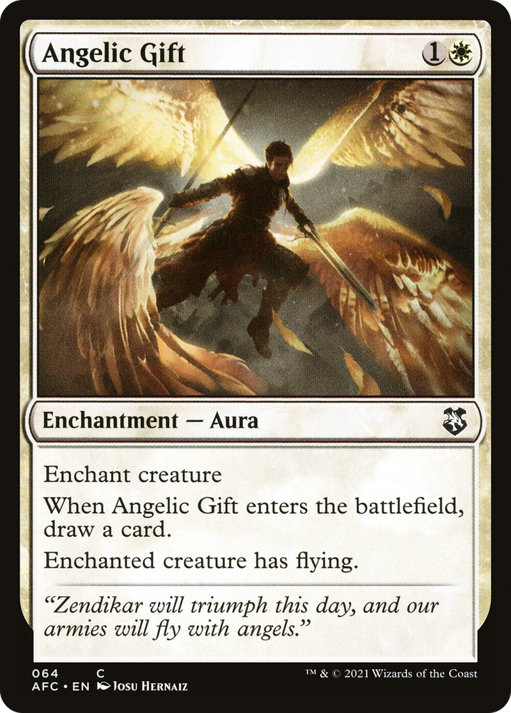 Magic: The Gathering - Angelic Gift - Forgotten Realms Commander
