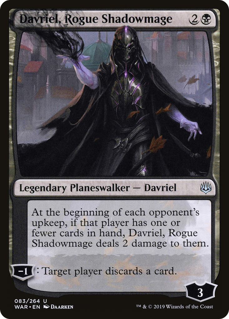 Magic: The Gathering - Davriel, Rogue Shadowmage - War of the Spark