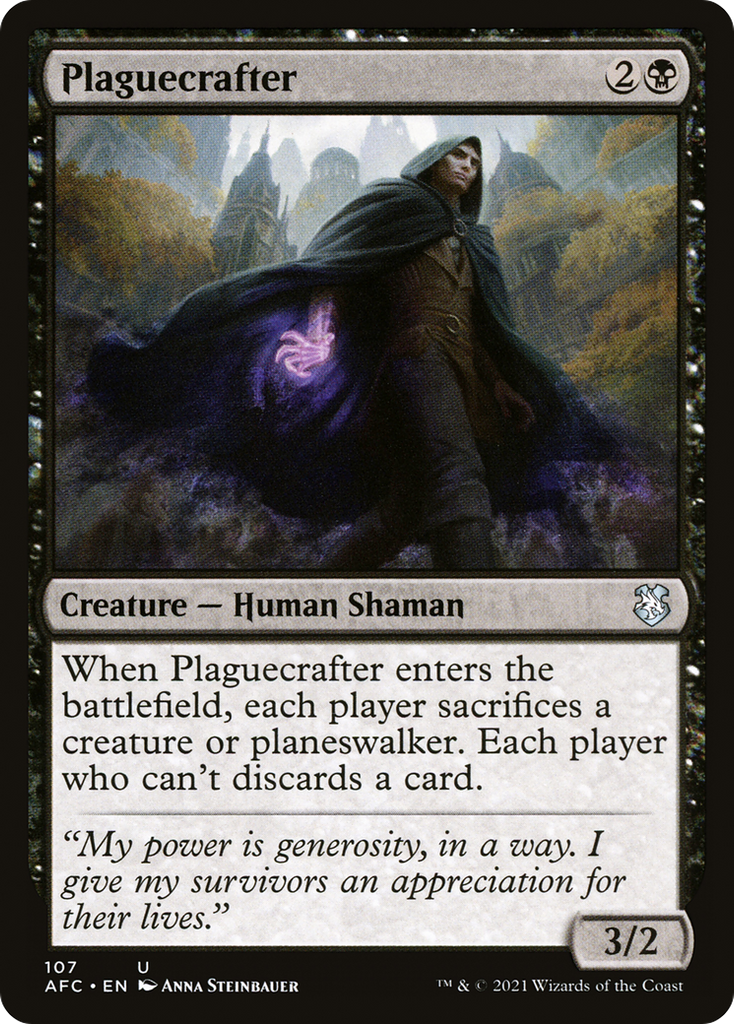 Magic: The Gathering - Plaguecrafter - Forgotten Realms Commander