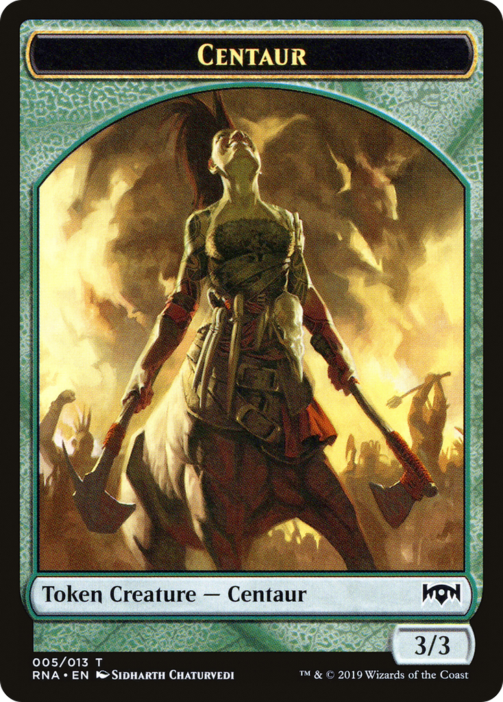 Magic: The Gathering - Centaur Token - Ravnica Allegiance Tokens