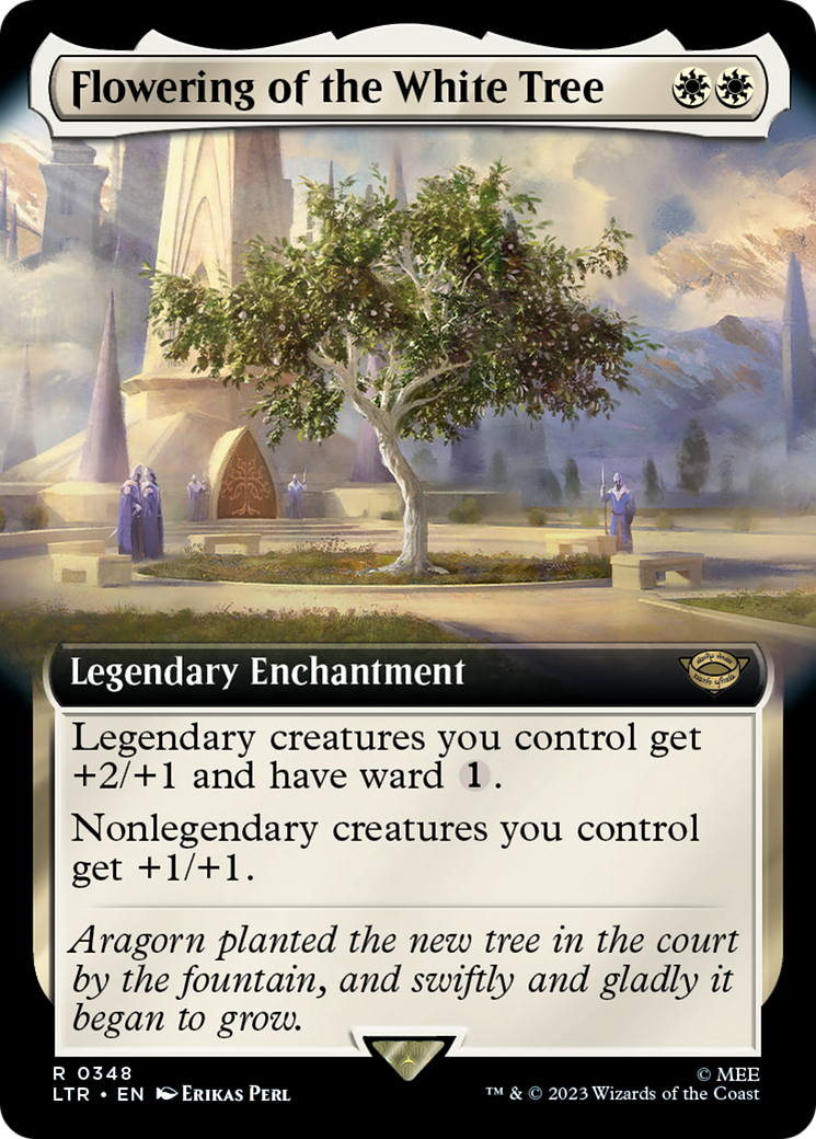 Magic: The Gathering - Flowering of the White Tree Foil - The Lord of the Rings: Tales of Middle-earth