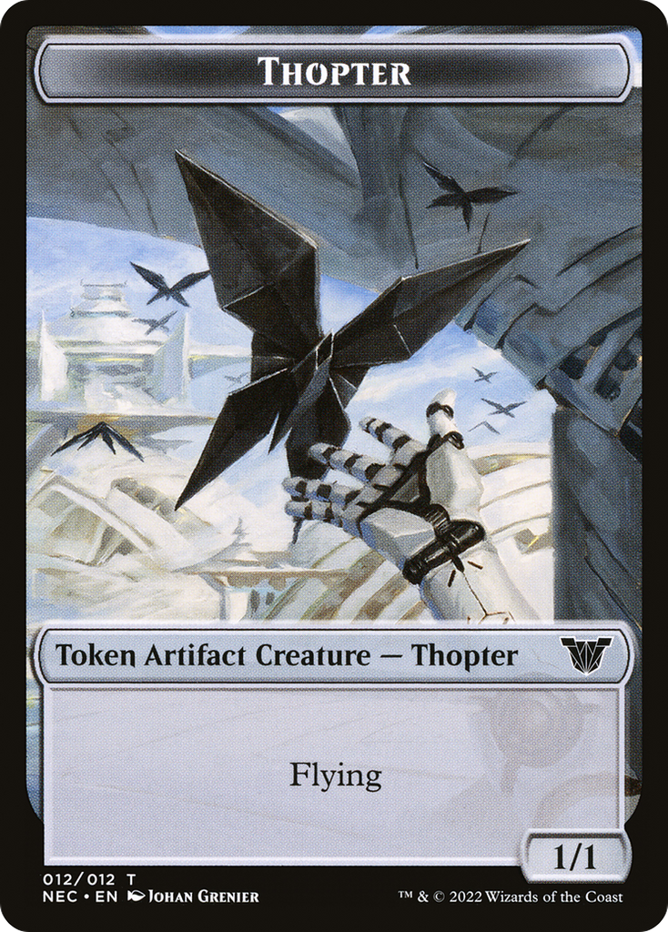 Magic: The Gathering - Thopter Token - Neon Dynasty Commander Tokens
